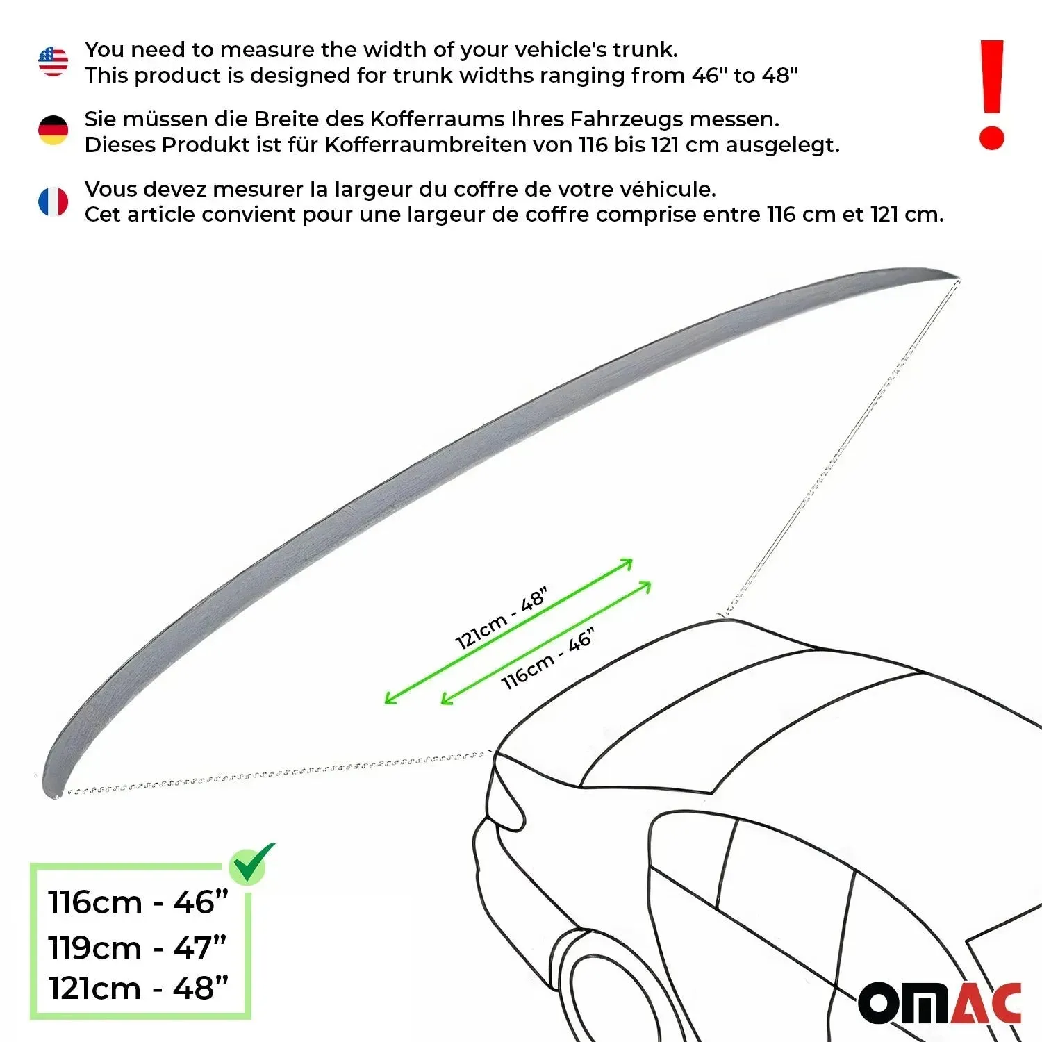 2001-2005 Hyundai Accent Sedan Rear Trunk Spoiler Wing White