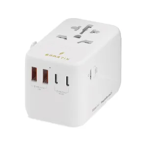 35W Travel Adaptor - 35W PD For USB-C, 1x 35W GaN USB-C PD, 2x 12W USB-C PD