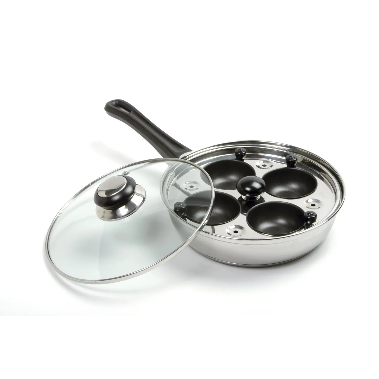 4 Egg Poacher/Skillet with Lid 613