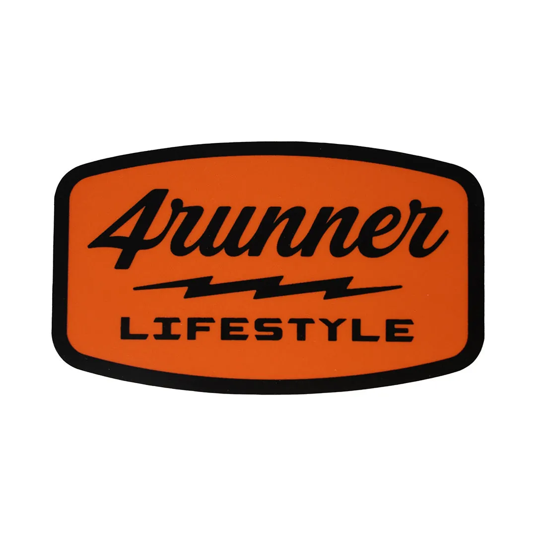 4Runner Lifestyle Orange Moto Sticker