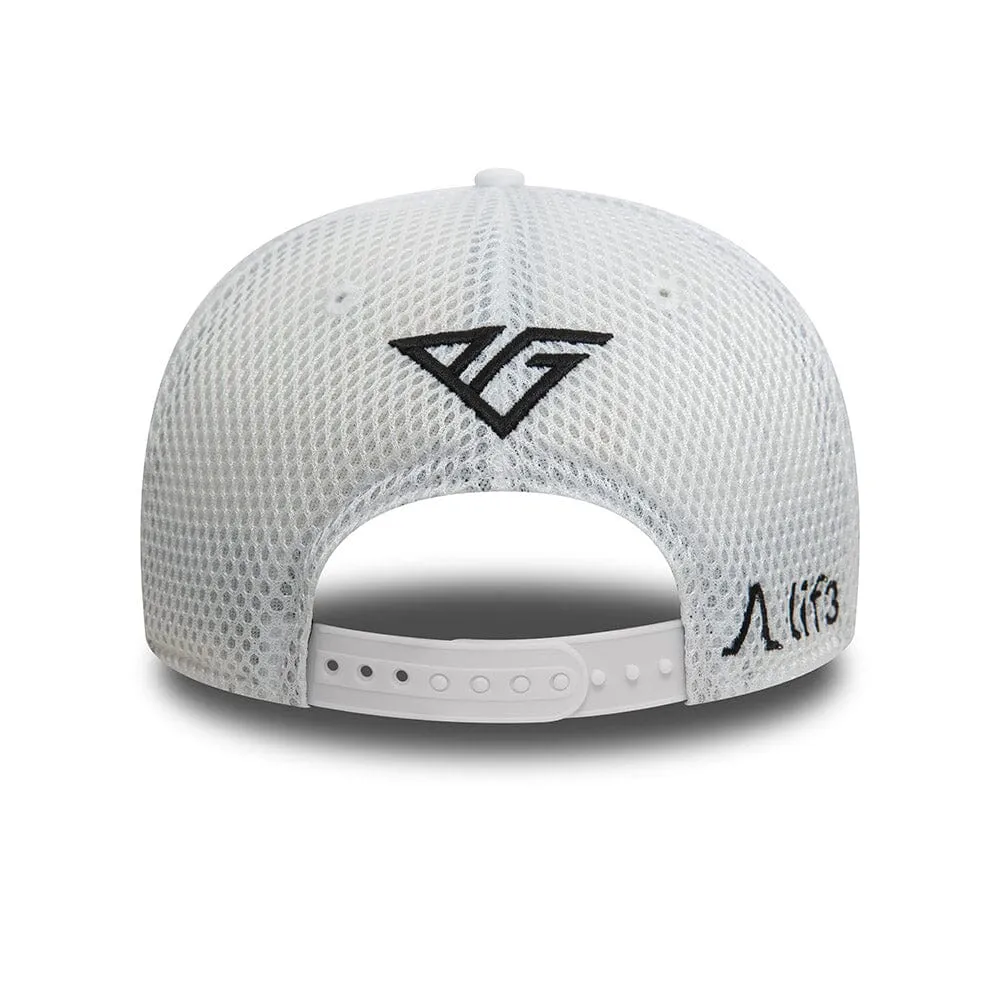 Alpine Racing F1 2024 New Era 9Fifty Pierre Gasly Team Hat - White