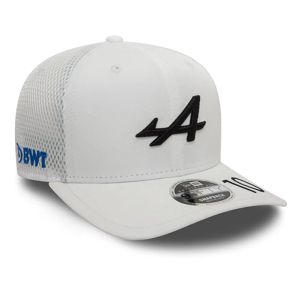 Alpine Racing F1 2024 New Era 9Fifty Pierre Gasly Team Hat - White