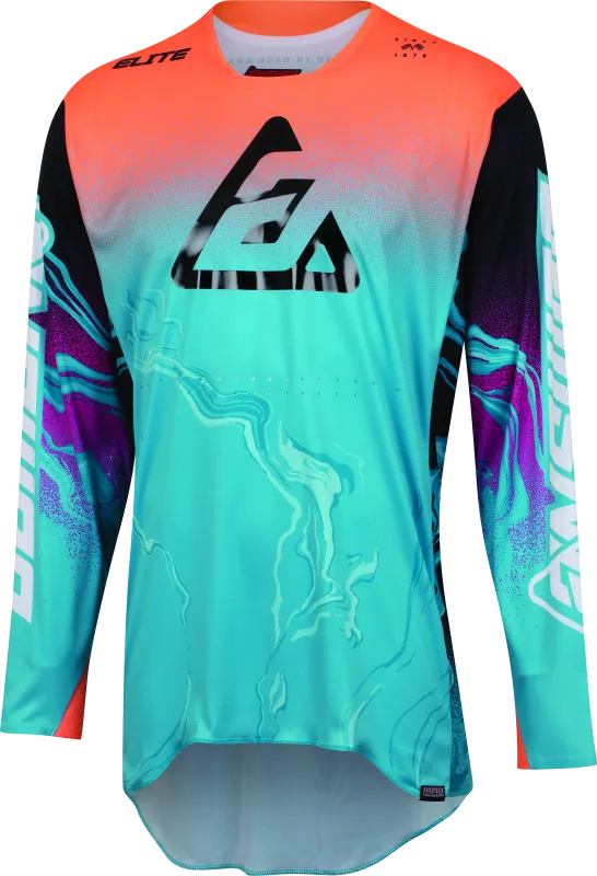 Answer 23 Elite Fusion Jersey Astana/Orange/Rhodamine -  Medium