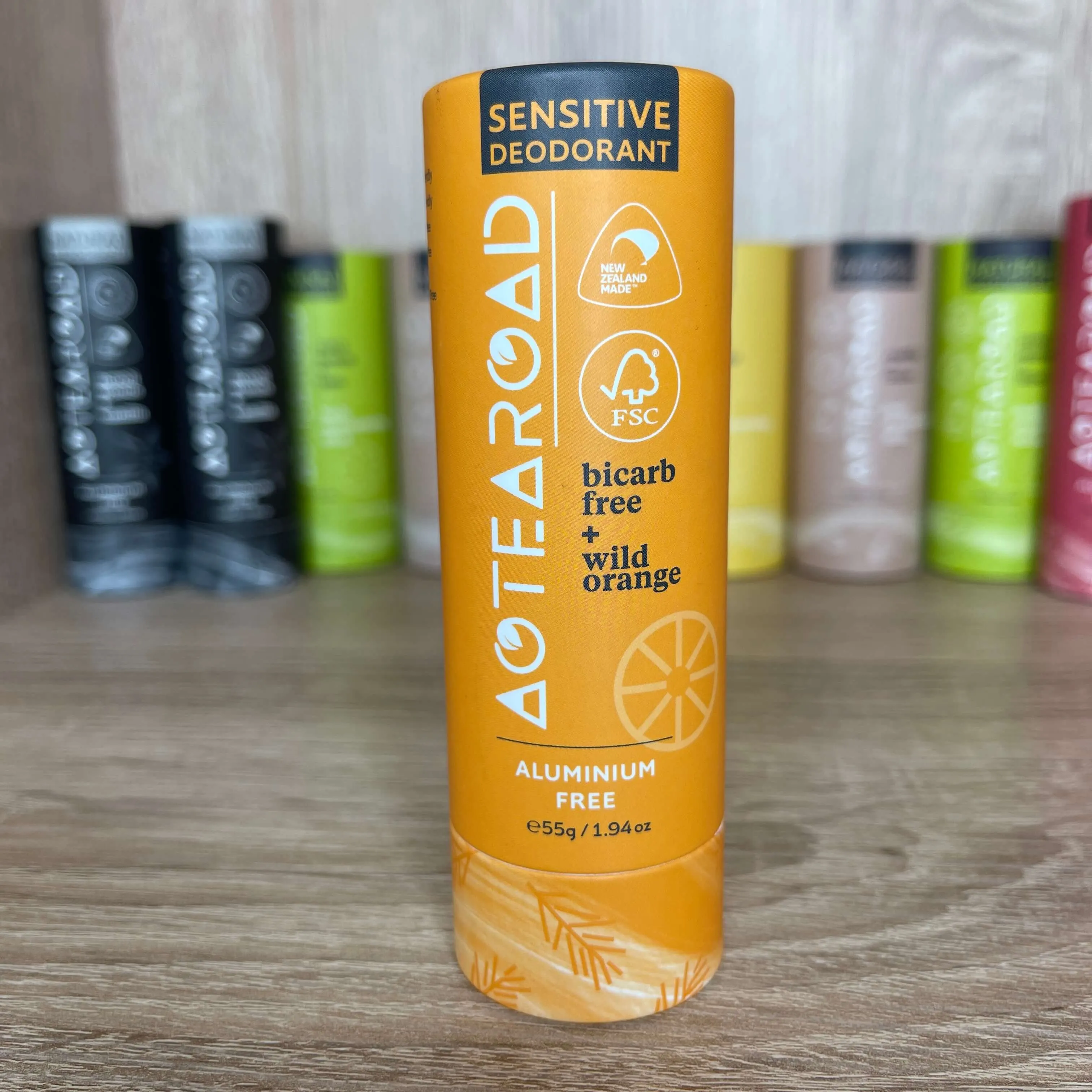 Aotearoad Natural Deodorant - Wild Orange and Bicarb Free