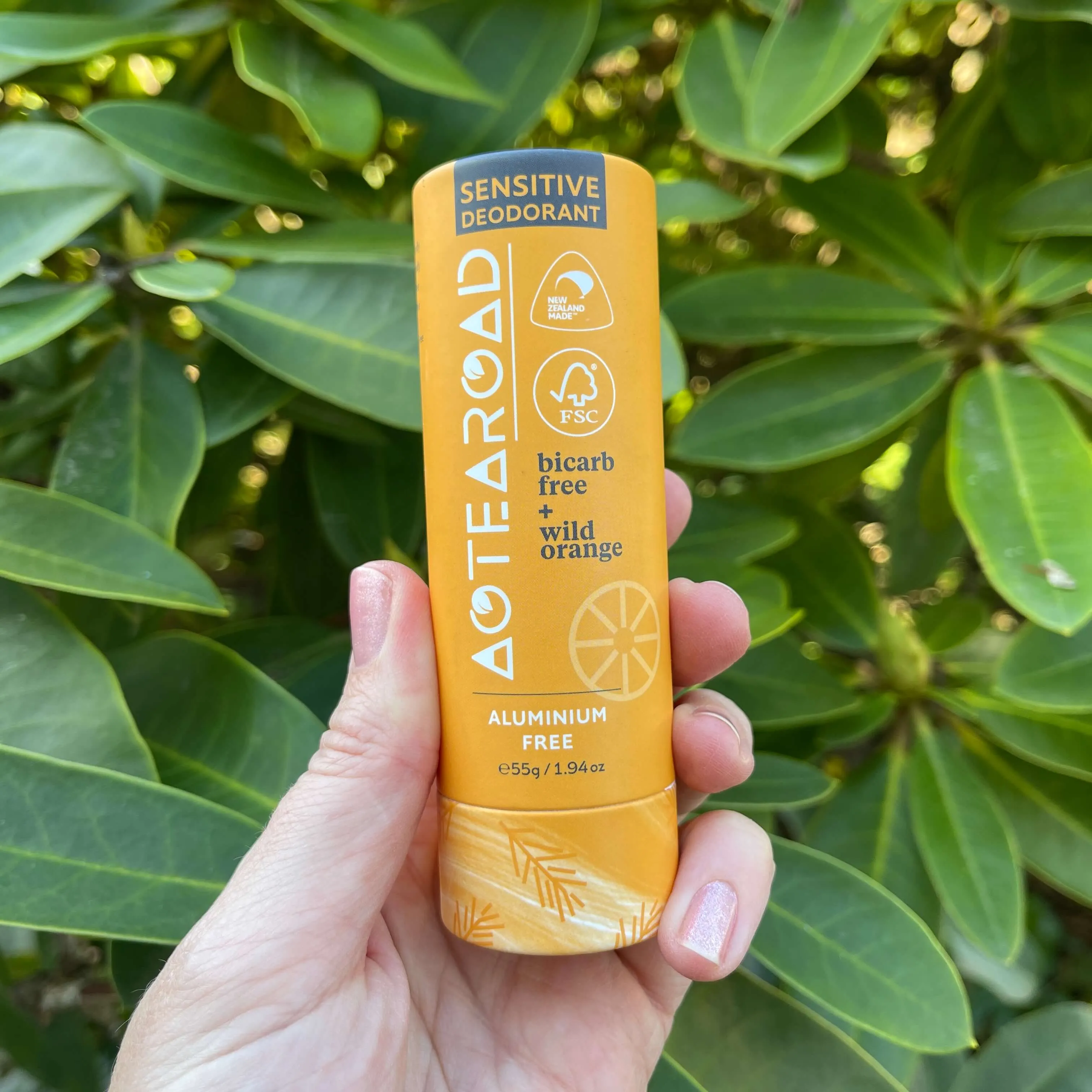 Aotearoad Natural Deodorant - Wild Orange and Bicarb Free