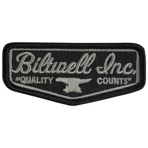 BILTWELL PATCH 3" [SHIELD BLACK/GREY] 7.6CM