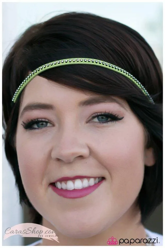 Bling Fling - Green Hippie Headband - Paparazzi Accessories