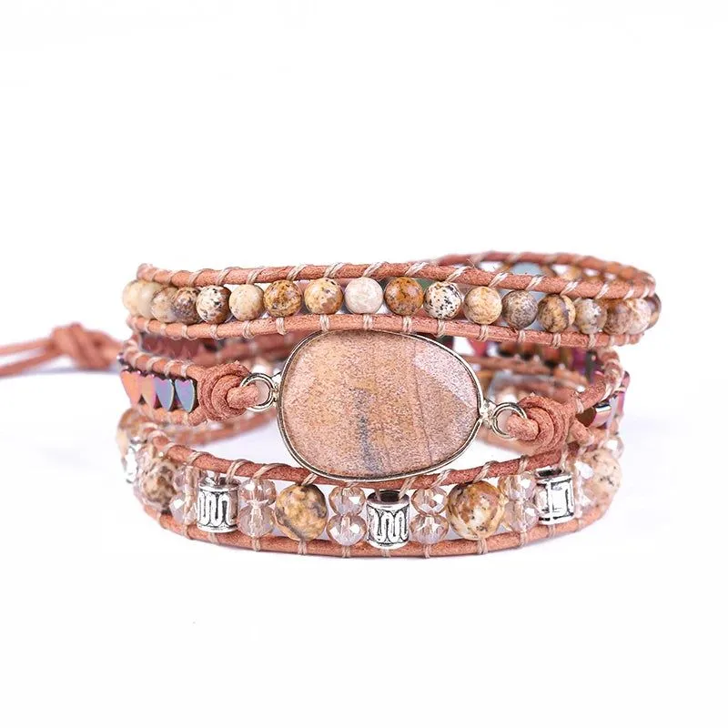 Bohemian Chic Leather Bracelets