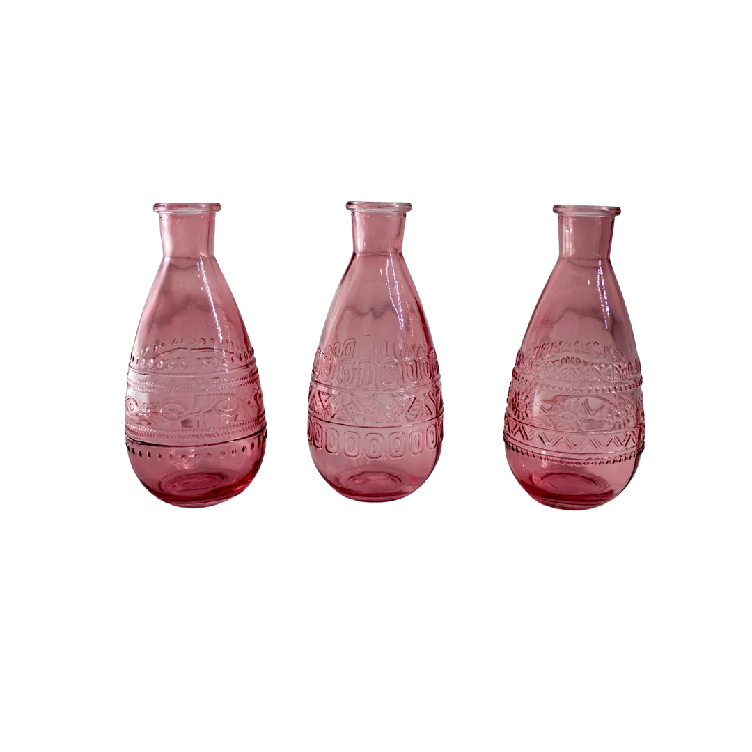 BOTTLE PINK 7.5HX15.8CM