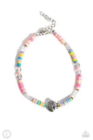 Carefree Coral Multi Anklet - Paparazzi Accessories