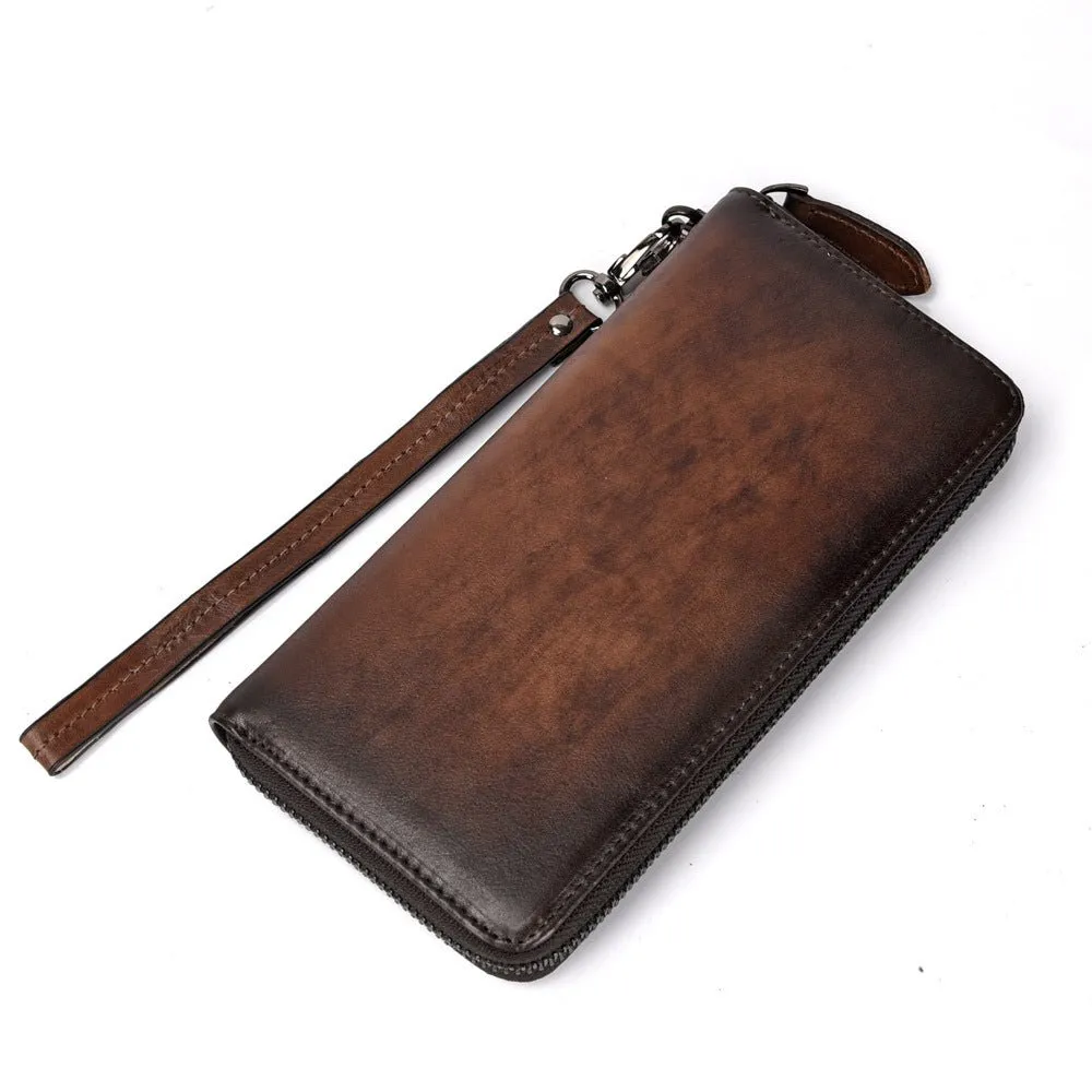 ChicLeather Zipper Long Wallet: Fashionable and Durable