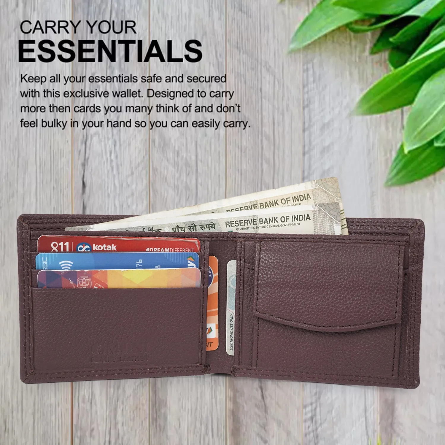 CIMONI Genuine Leather Wallet for Men I Ultra Strong Stitching I Multiples Credit Card Slots Visit the CIMONI Store