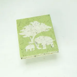 Classic Elephant POOPOOPAPER - Mom & Baby - Grass - Mini Eco-friendly Journal (Set of 3)