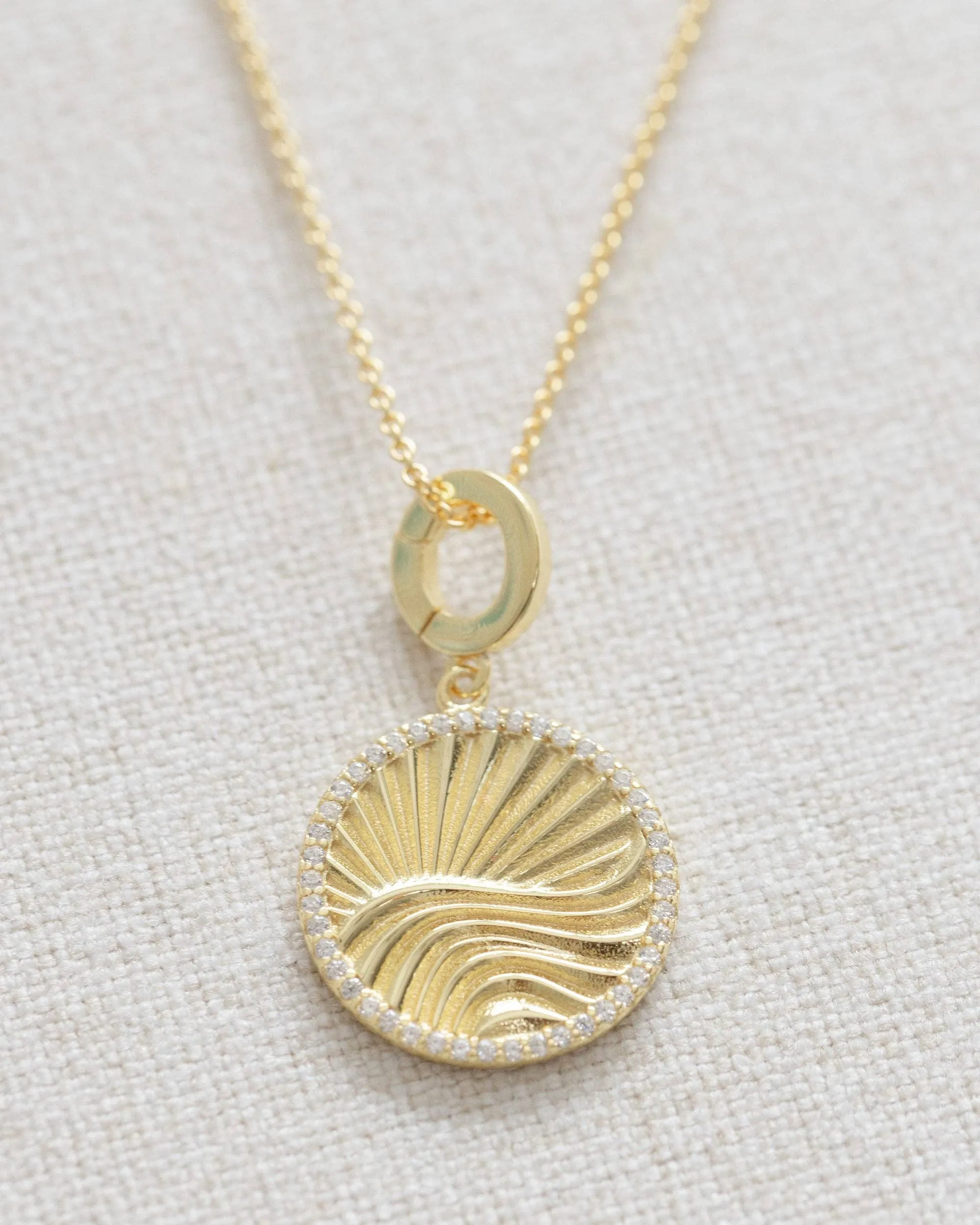 Coast and Cove - Gold Island Pendant