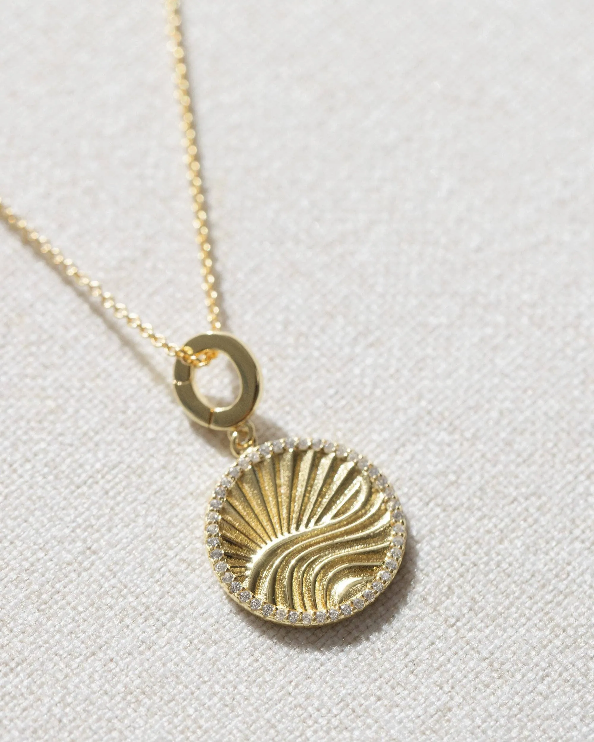 Coast and Cove - Gold Island Pendant