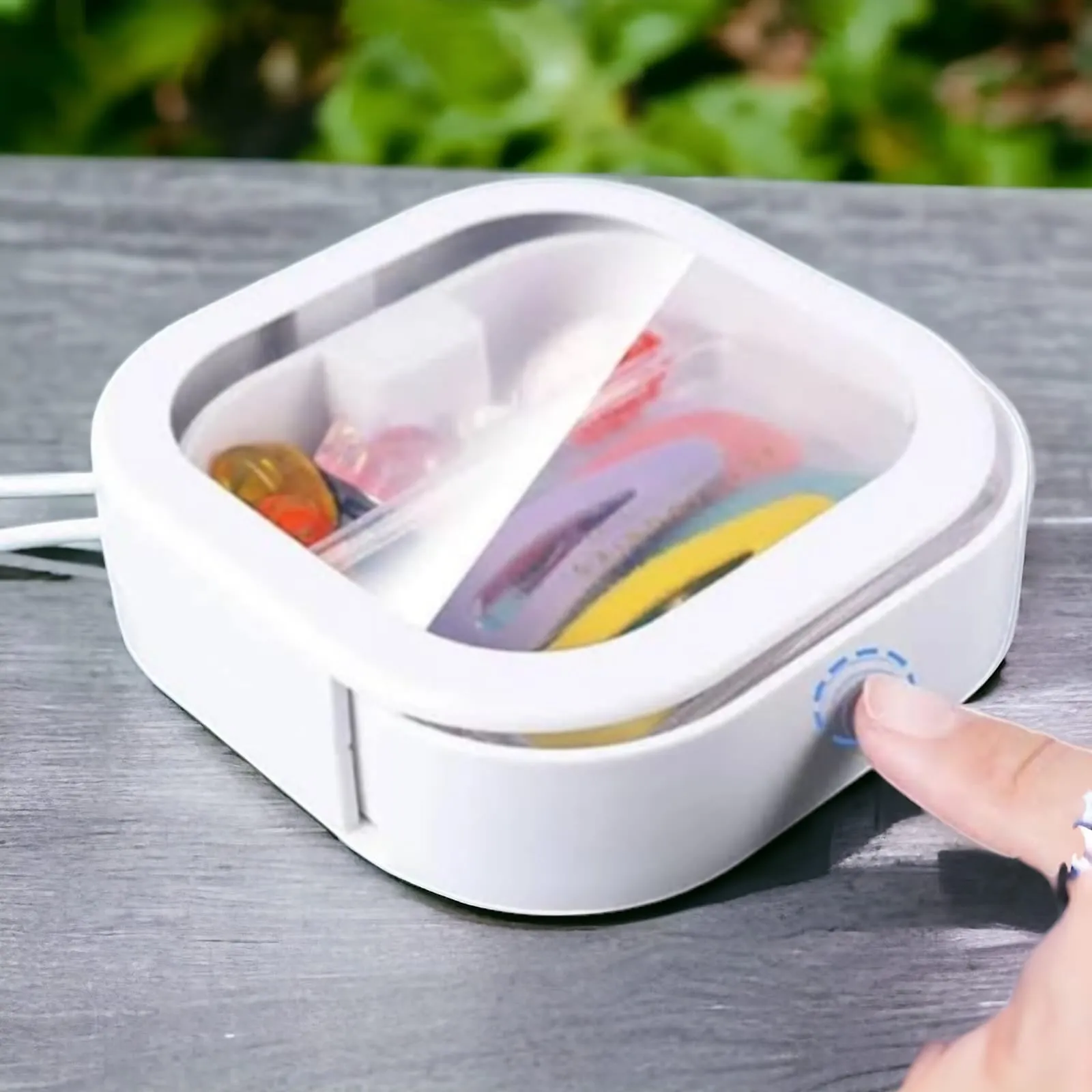 Compact Storage Case.