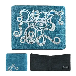 Crosshatch Wallet - Octopus (Nuu) by Ernest Swanson