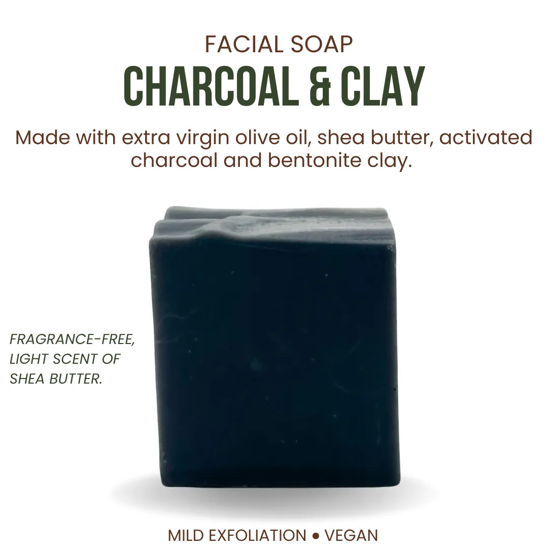 Divine Detox Face Soap (Charcoal & Clay)