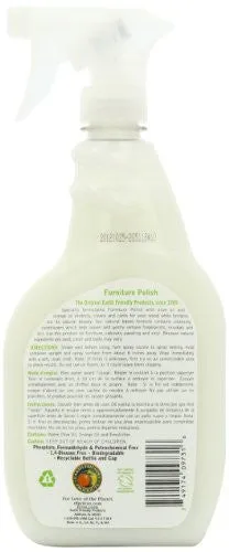 EARTH FRIENDLY PRODUCTS FURNITURE POLISH WITH OLIVE OIL, 22-OUNCE (PACK OF 2)