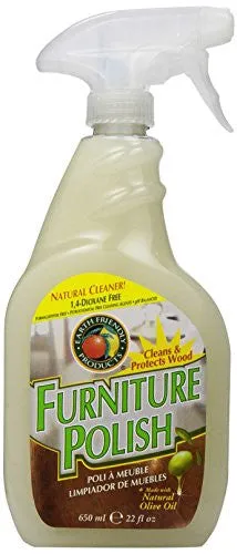 EARTH FRIENDLY PRODUCTS FURNITURE POLISH WITH OLIVE OIL, 22-OUNCE (PACK OF 2)