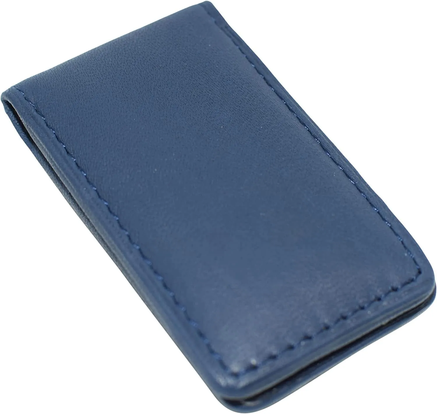 Genuine Leather Slim Magnetic Money Clip Money Bill Holder for Men