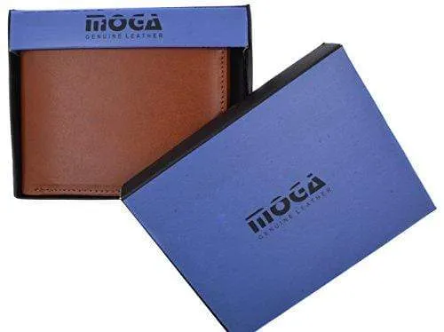 Hand Made Genuine Leather Hybrid Bifold Trifold Credit Card ID Wallet by Moga