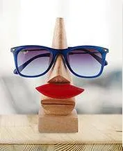 Handmade Wooden Nose Shaped Spectacle Holder | Home Decor