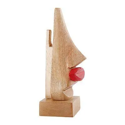 Handmade Wooden Nose Shaped Spectacle Holder | Home Decor