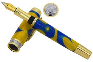 Large Jr Gentleman Fountain Pen (new style) - Gold