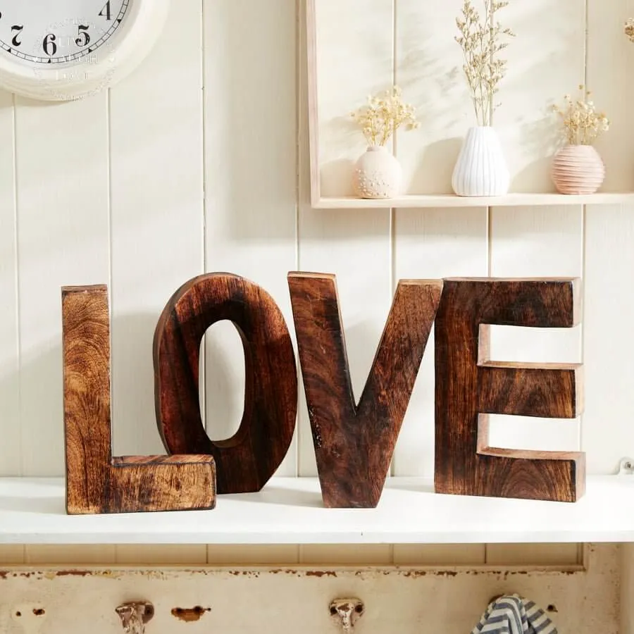 Large Wooden Letters "Love"