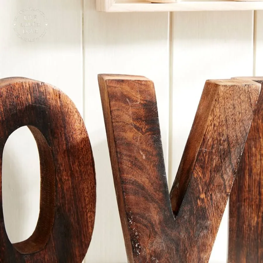 Large Wooden Letters "Love"