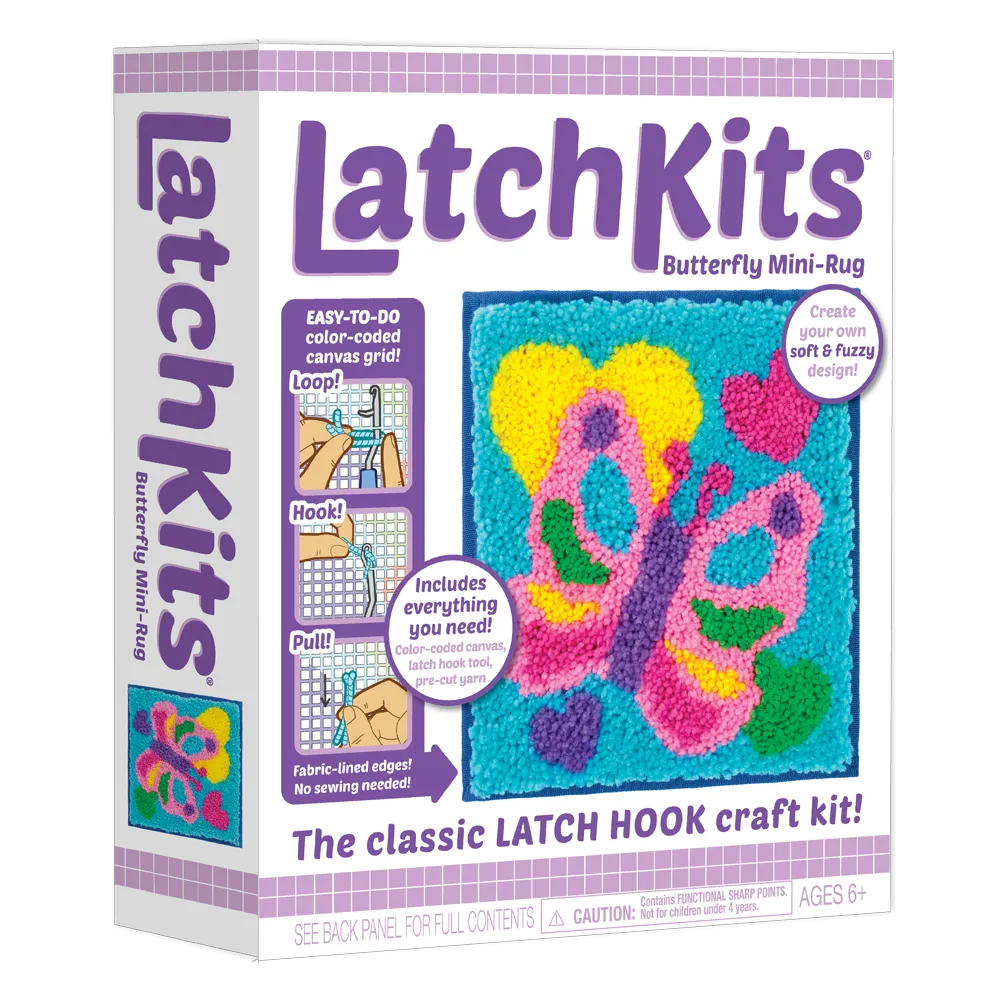 LatchKits Latch Hook Craft Kits (Assorted)