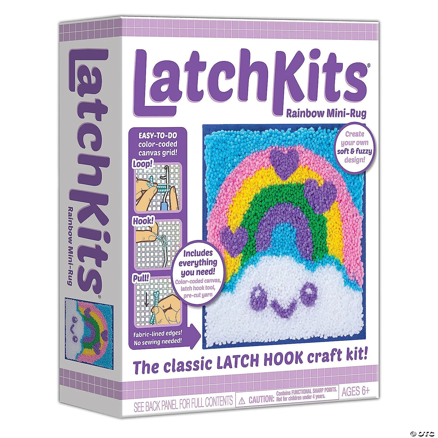 LatchKits Latch Hook Craft Kits (Assorted)