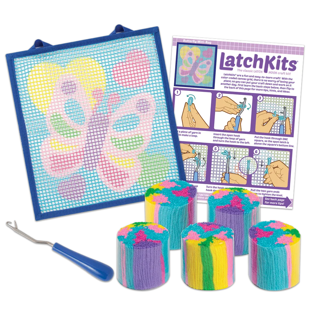 LatchKits Latch Hook Craft Kits (Assorted)