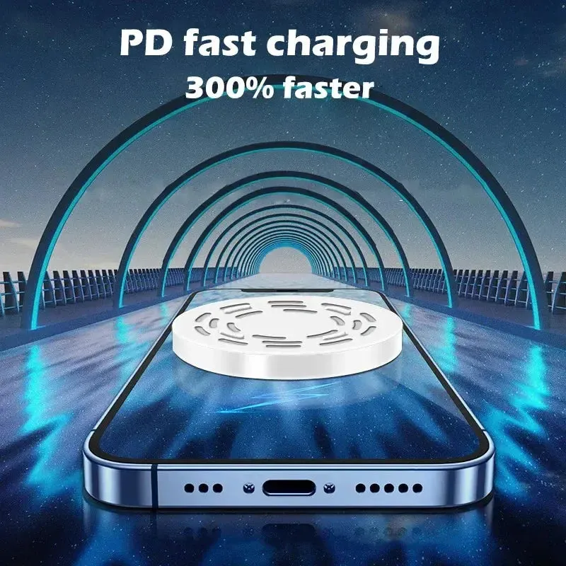 Magnetic Wireless Charger for iPhone 15 Pro Max & All Models – Fast & Convenient