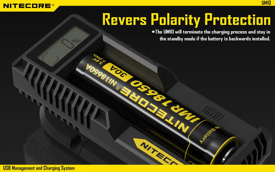 Nitecore UM10 USB Charger