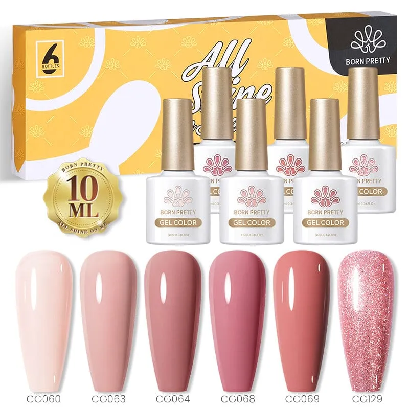 Nude - Gel Polish 6 Colour Set