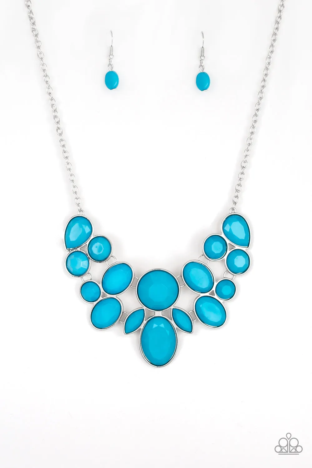 Paparazzi Accessories - Demi Diva #N213 Peg - Blue Necklace