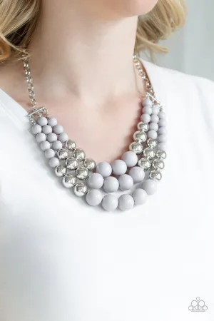 Paparazzi Accessories  - Dream Pop #N24 Box 1 - Silver Necklace