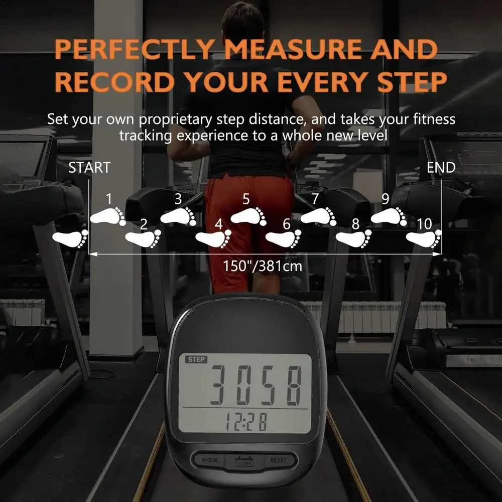 Pedometer For Walking Calorie Counter Simple Pedometer