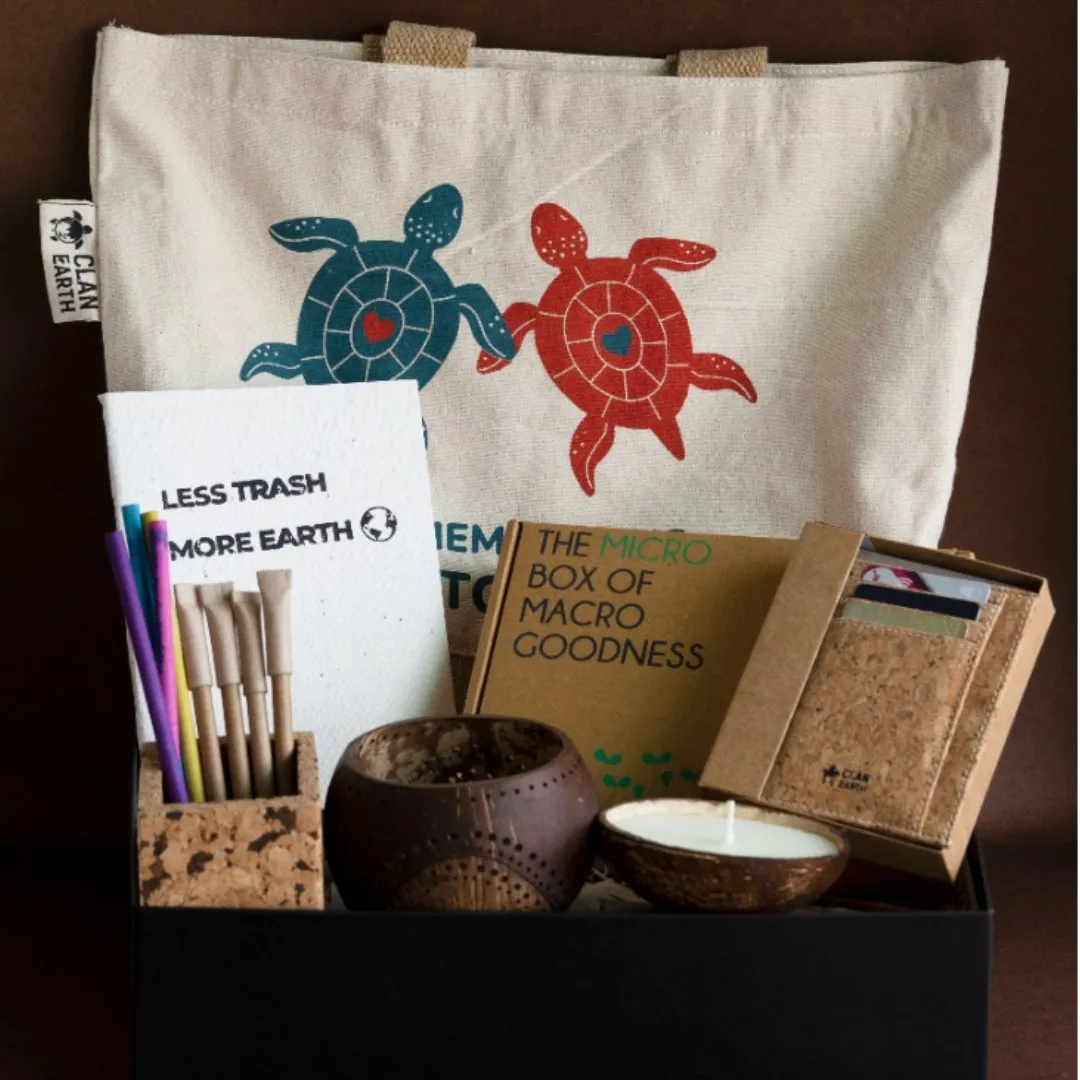 Premium Eco - friendly Diwali Gift box (Cork and Coco Products)