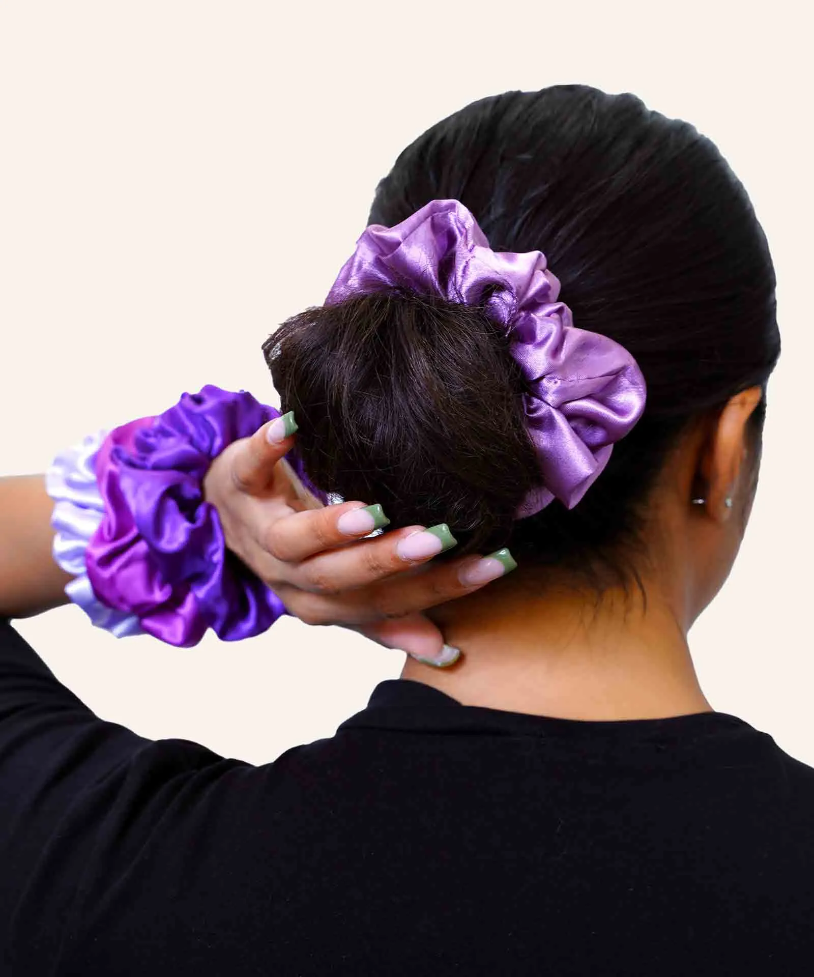 Satin Sleep Scrunchies (4-Pack)