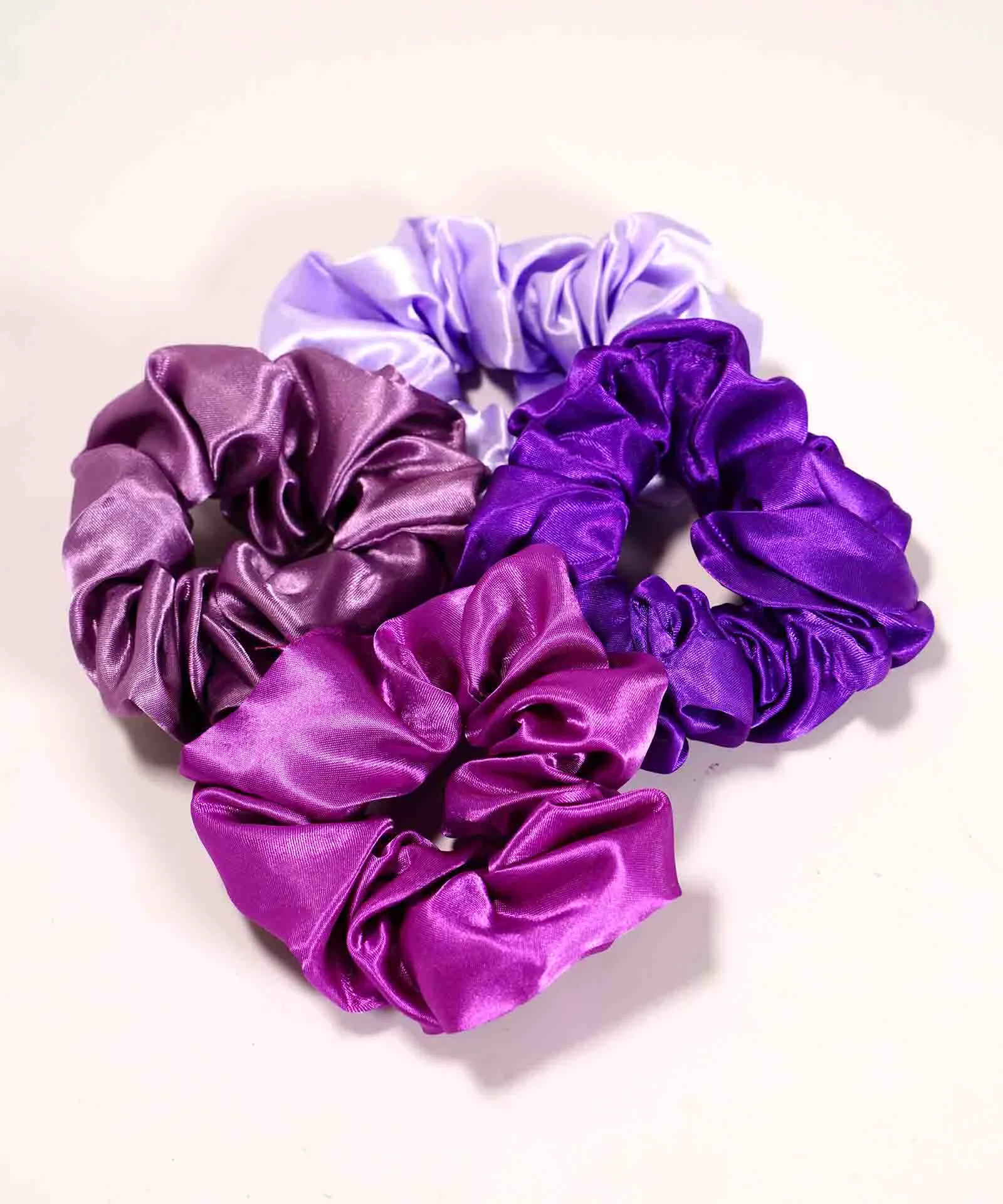 Satin Sleep Scrunchies (4-Pack)