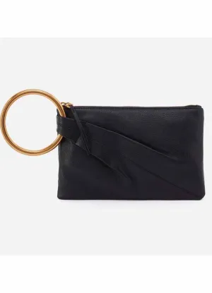 Shelia Ring Clutch in Black by Hobo