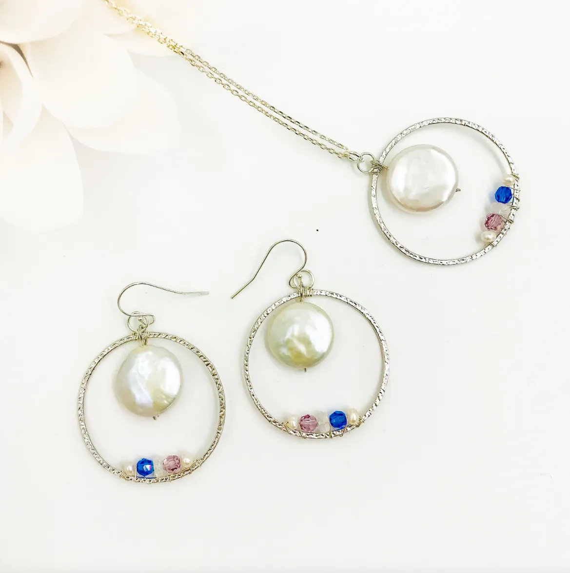 Silver Moon Paradise Jewelry Set