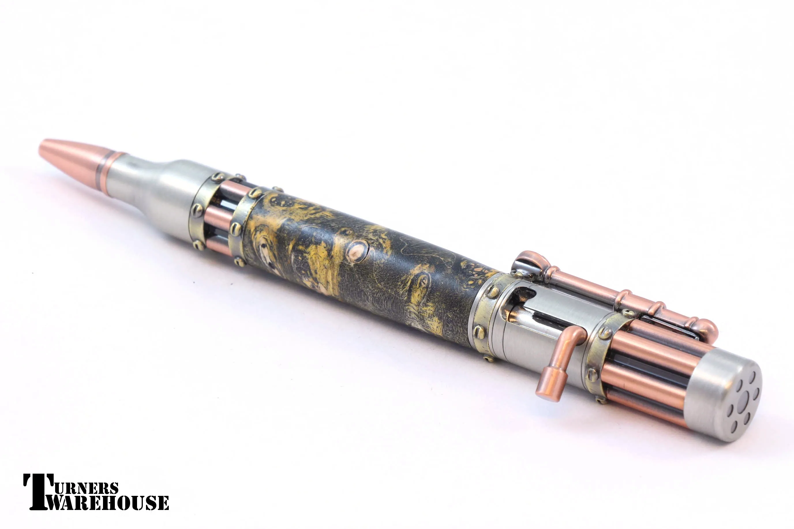 Steampunk Bolt Action Pen Kit by PSI