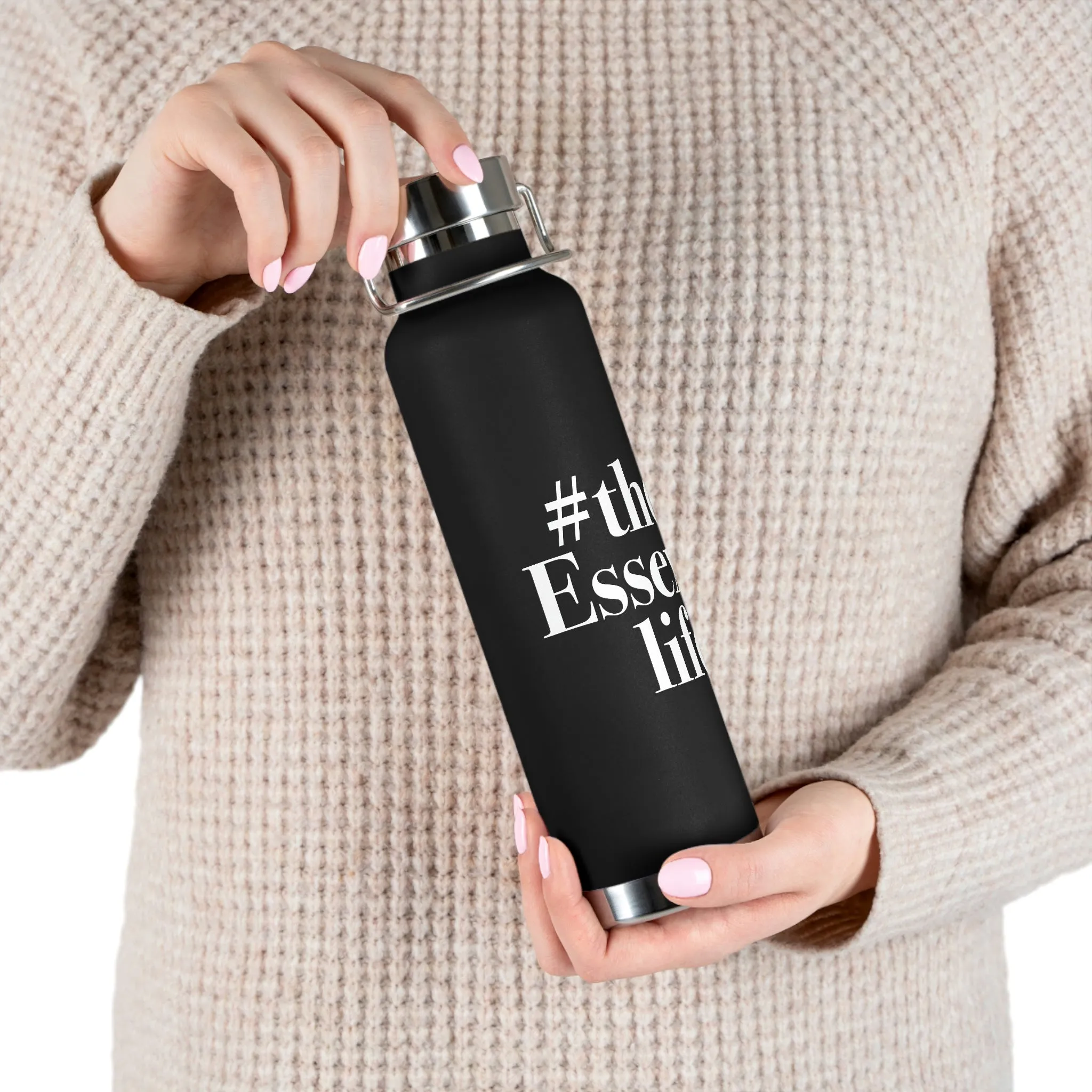 #theessexlife Copper Vacuum Insulated Bottle, 22oz