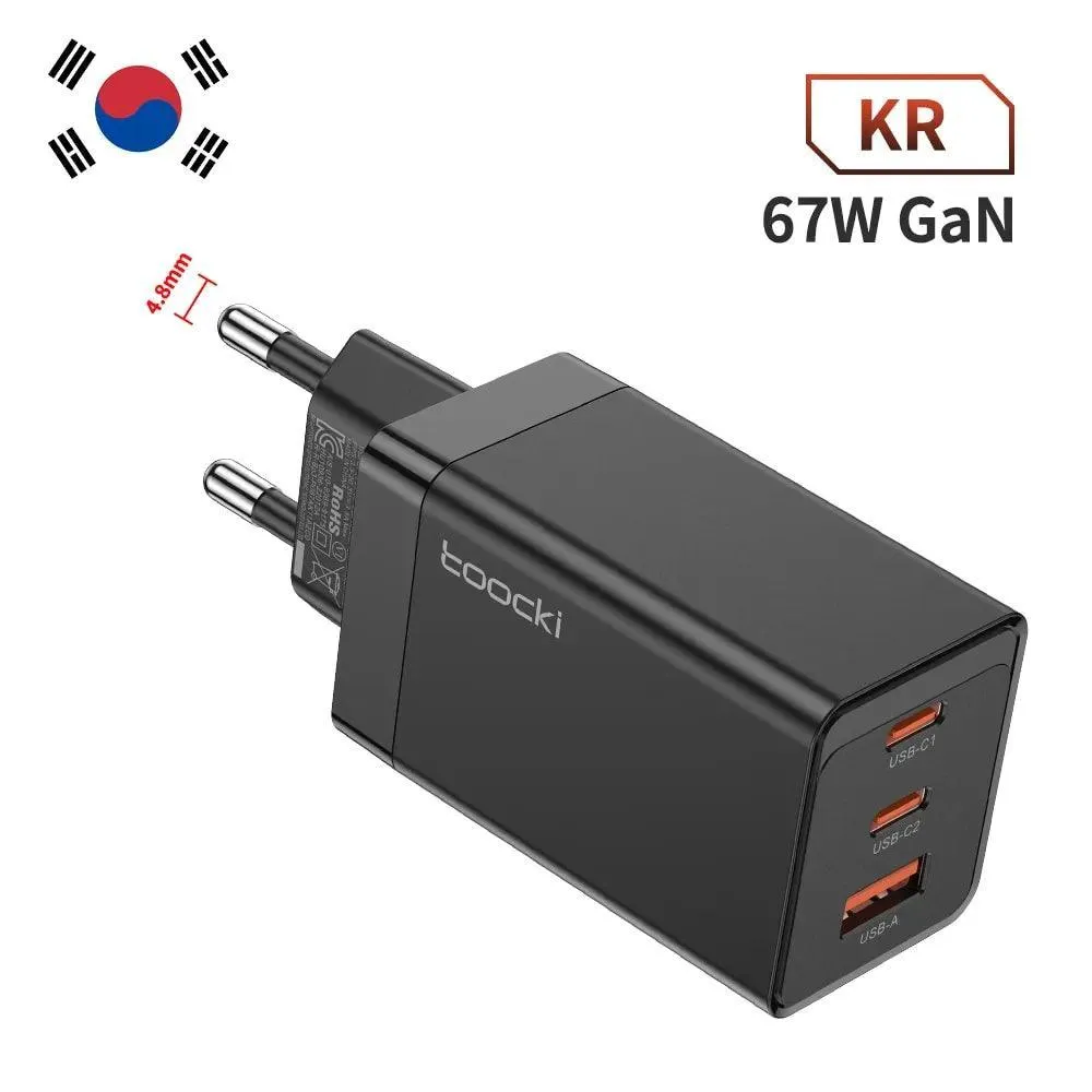 Toocki GaN USB C Fast Charger: Efficient Charging for Phones & Laptops