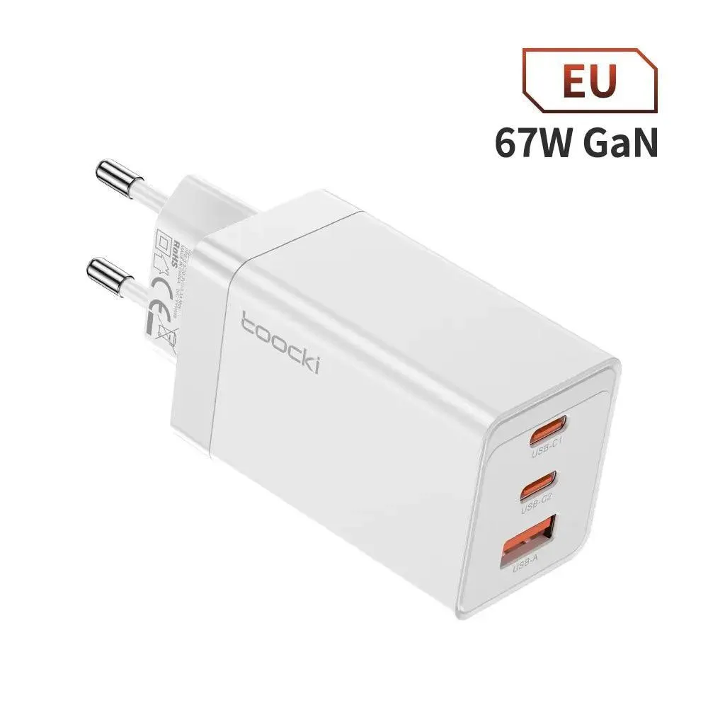 Toocki GaN USB C Fast Charger: Efficient Charging for Phones & Laptops