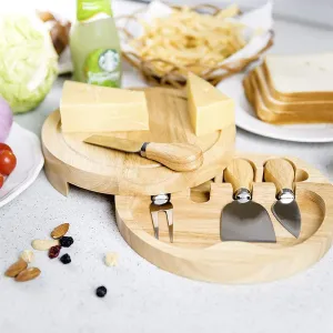 Wooden Cheese Slicer Cutter Board Bamboo Cutting Board Handle